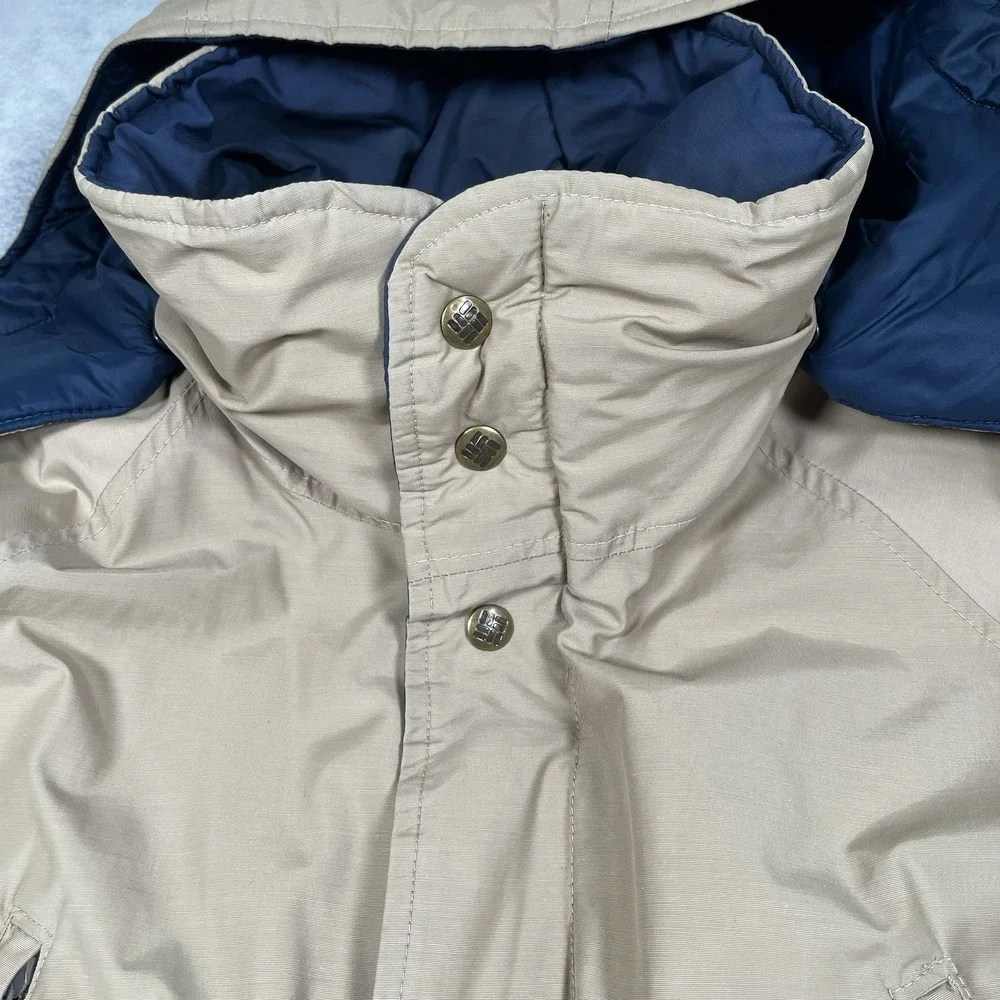 Vintage 80s Columbia Hooded Puffer Parka Jacket Men L‎ Gore-Tex Outdoors Hunting